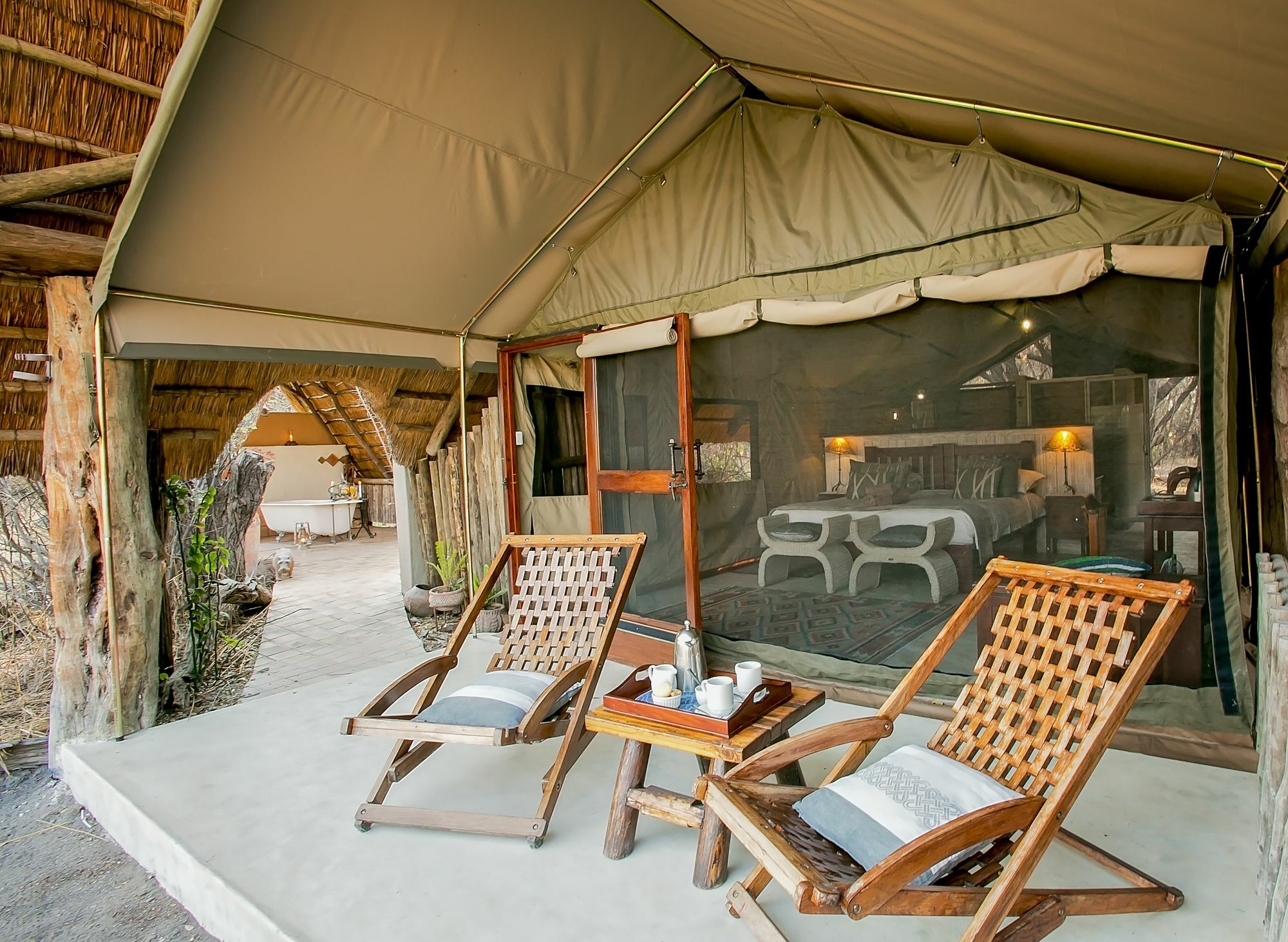 The Hide Safari Camp Hotel Dete Екстериор снимка